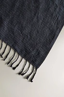 BEACH WRAP TOWEL WITH THIN STRIPES