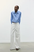 POPLIN CROPPED TOP