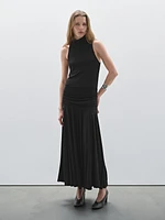Halter dress with gathered detail - Studio