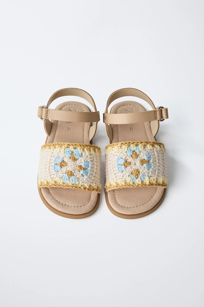 BAREFOOT CROCHETED SANDALS