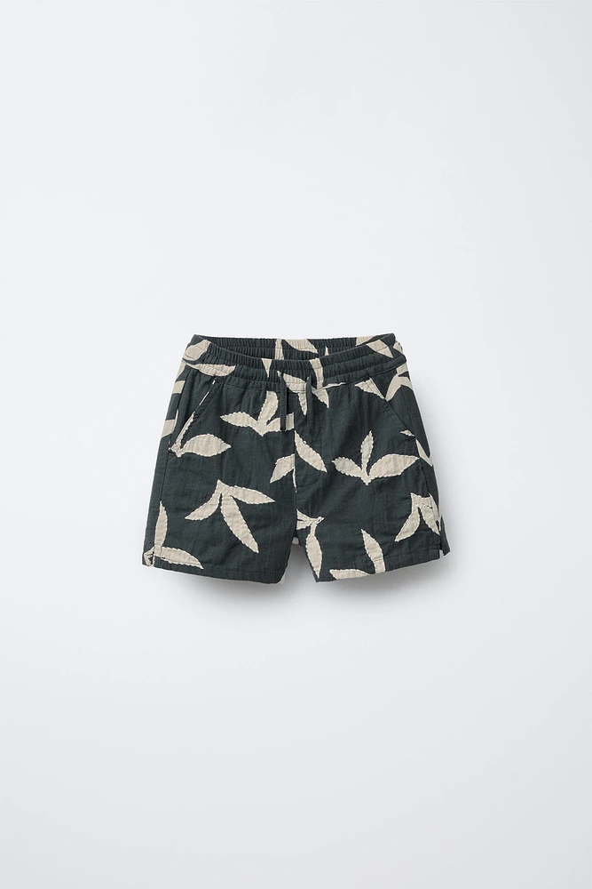 EMBROIDERED SHORTS