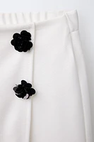 JUPE-SHORT À FLEURS