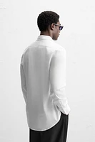 TEXTURED WEAVE TWILL SHIRT
