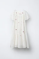 BEADED FLORAL DRESS