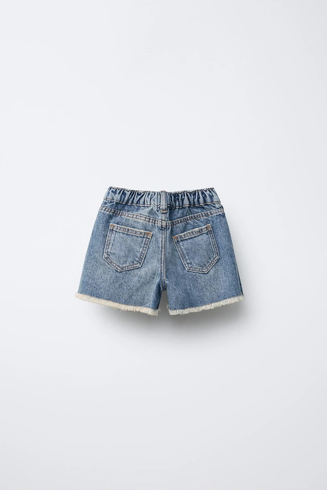 DENIM SKORT