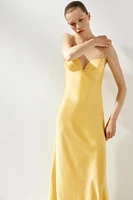 ROBE LONGUE SATINÉE