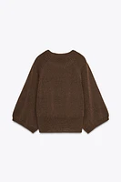 WIDE SLEEVE KNIT SWEATER