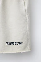 LOGO PLUSH SHORTS