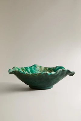 DECORATIVE TERRACOTTA BOWL