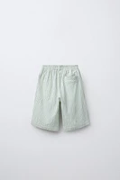 TEXTURED PLAID SHORTS