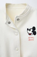 MICKEY MOUSE © DISNEY PRINT FLEECE BOMBER JACKET