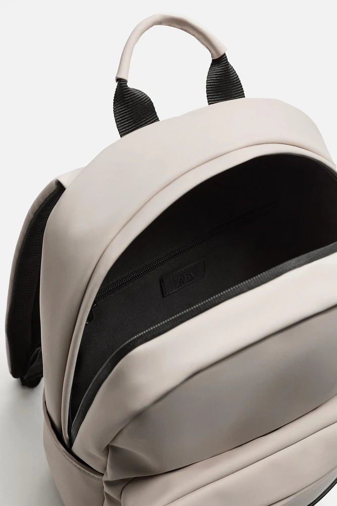 RUBBERIZED BACKPACK