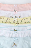 2-6 ANS/ LOT DE SIX CULOTTES LICORNES