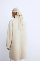 FAUX SUEDE COAT