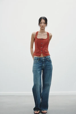 BUTTONED TOP