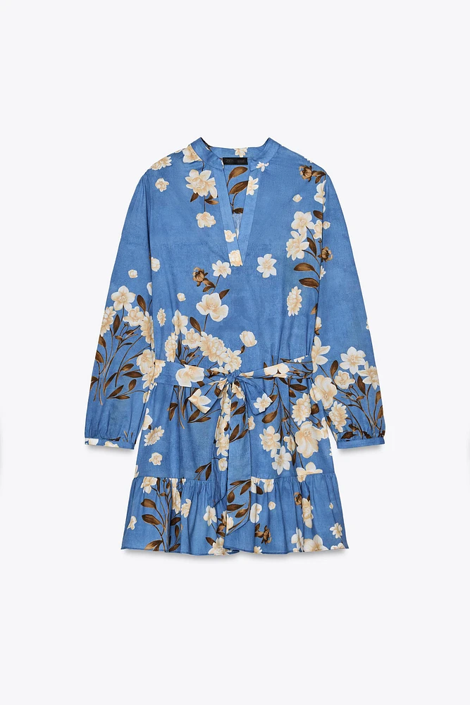 ZW COLLECTION PRINTED SHORT DRESS