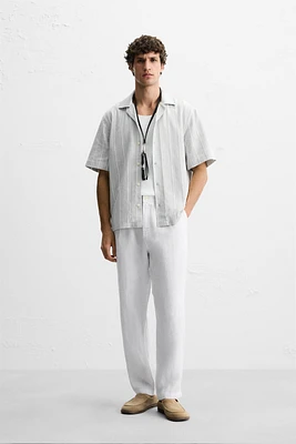 PANTALON 100 % LIN