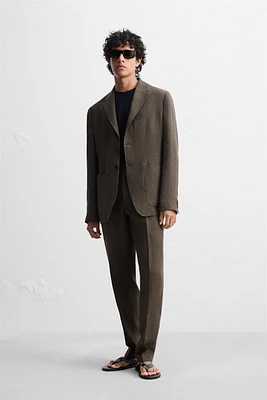 100% LINEN SUIT PANTS