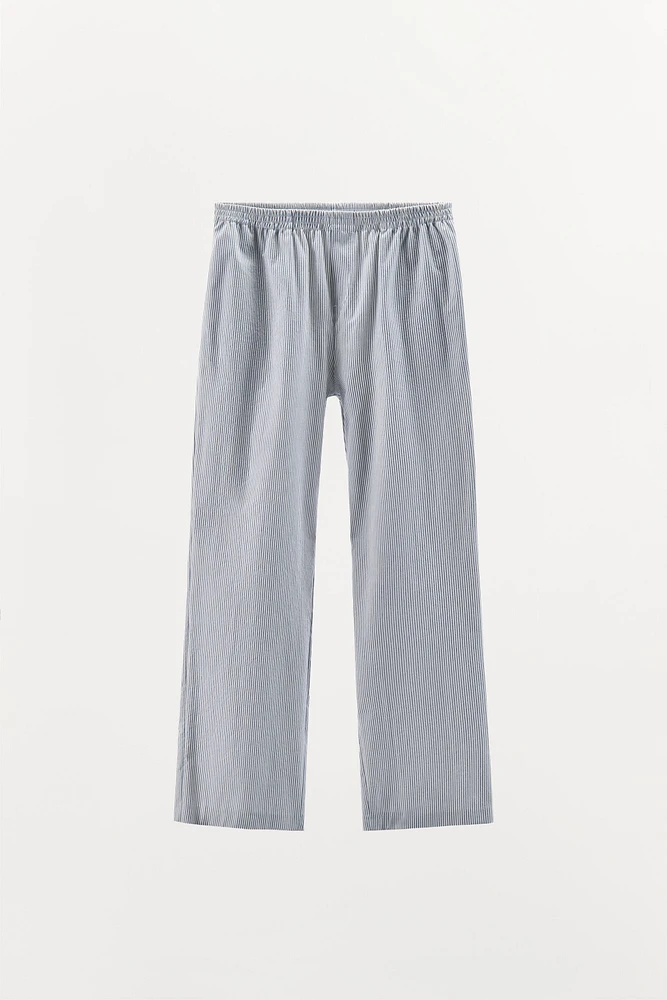 PANTALON DE STYLE PYJAMA À RAYURES