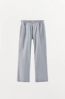 PANTALON DE STYLE PYJAMA À RAYURES