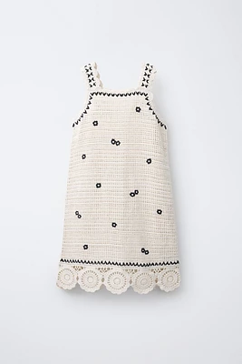 FLORAL KNIT DRESS
