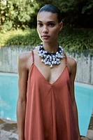LONG STRAPPY DRESS