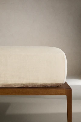 CREPE FITTED SHEET