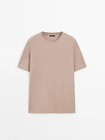 Lightweight linen blend T-shirt