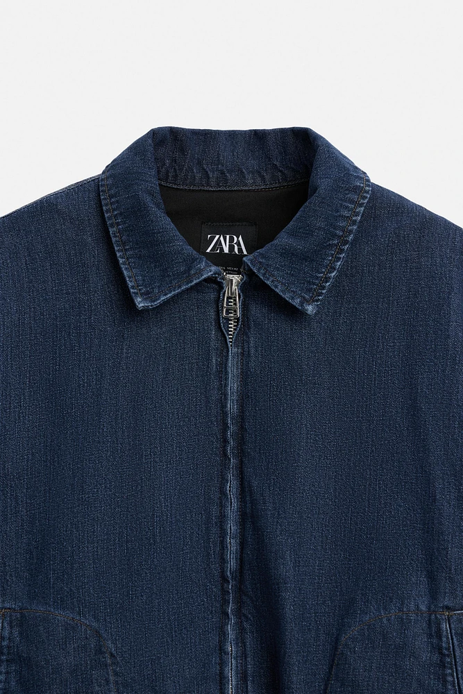 QUILTED DENIM JACKET