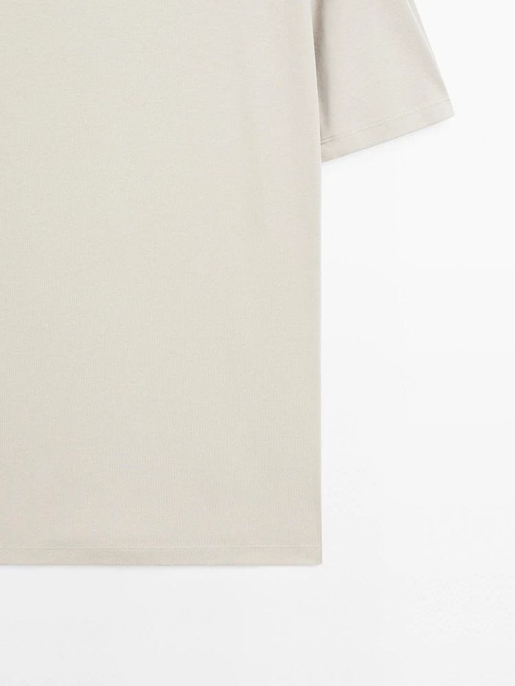 T-shirt en coton mélangé