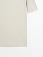 T-shirt en coton mélangé