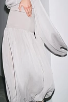 BALLOON MIDI SKIRT
