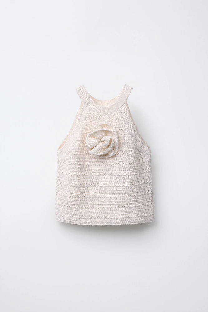 CROCHET KNIT TOP