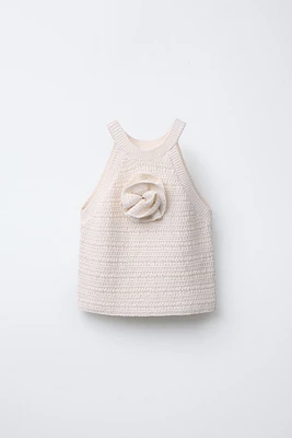 CROCHET KNIT TOP