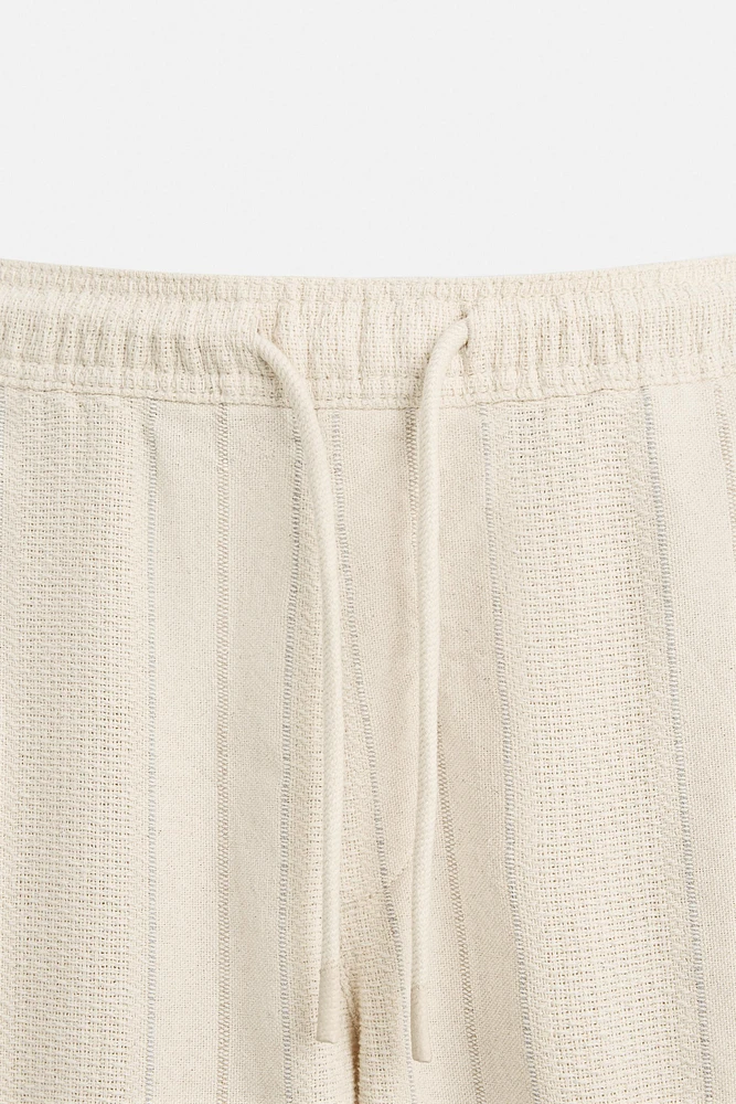 JACQUARD STRIPED PANTS