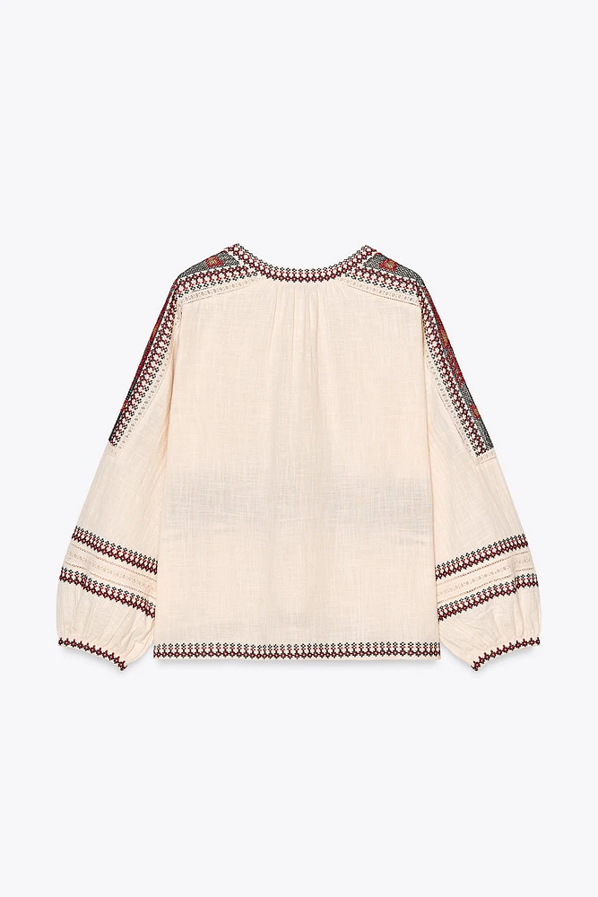 EMBROIDERED BLOUSE ZW COLLECTION