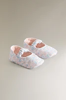 PRINTED BALLERINA BOOTIES