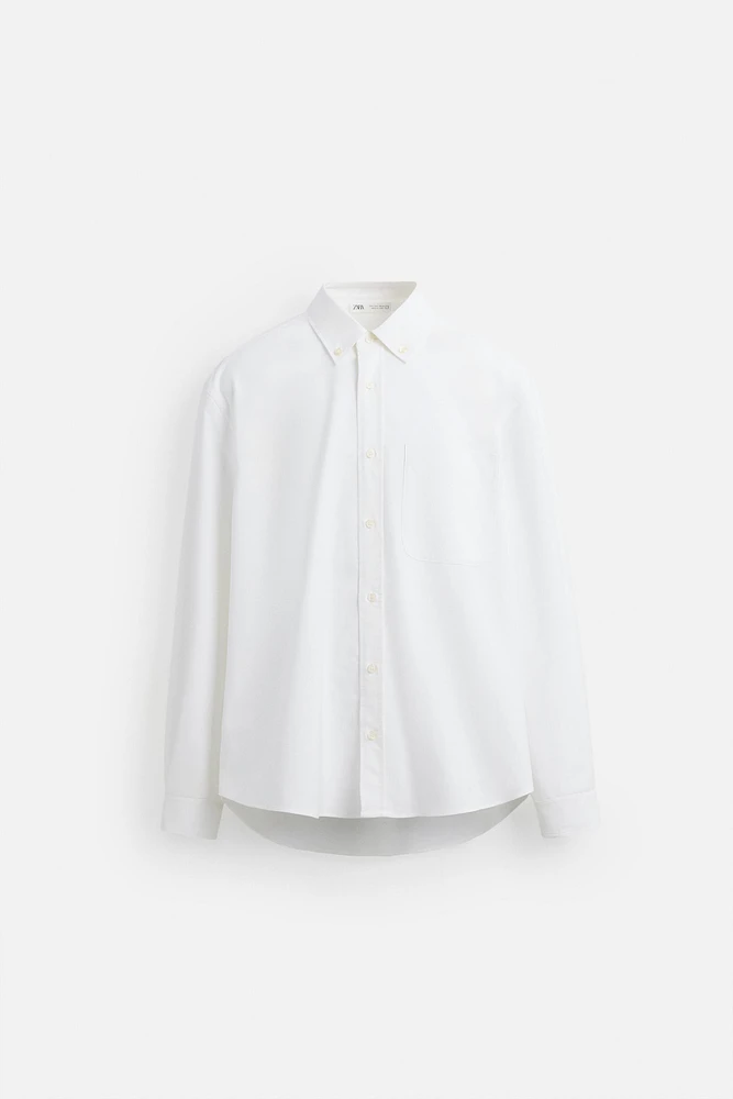 CHEMISE OXFORD À POCHE