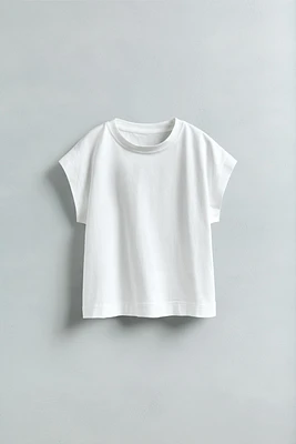 T-SHIRT UNI À PATTE