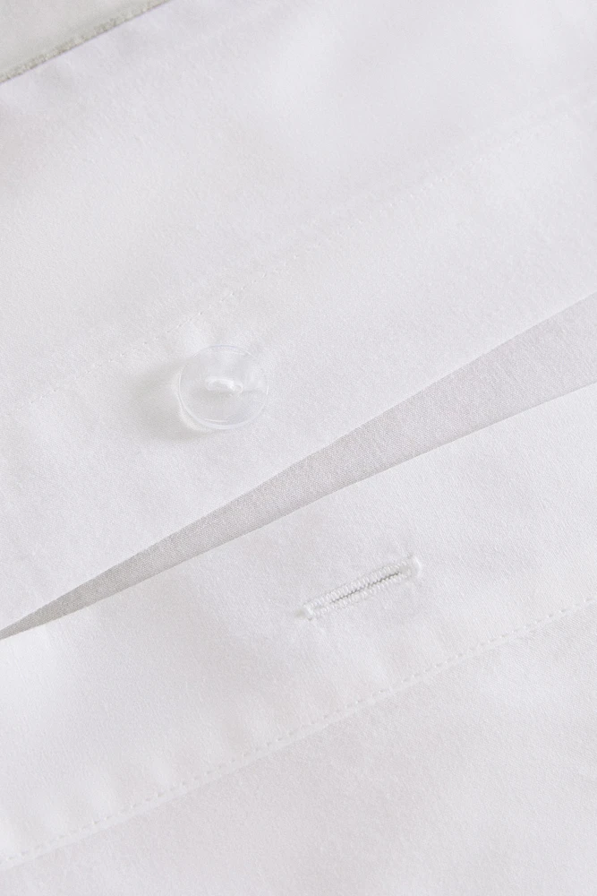 DRAP PLAT COTON LISERÉ