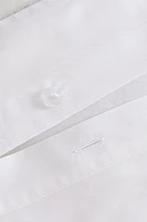 DRAP PLAT COTON LISERÉ