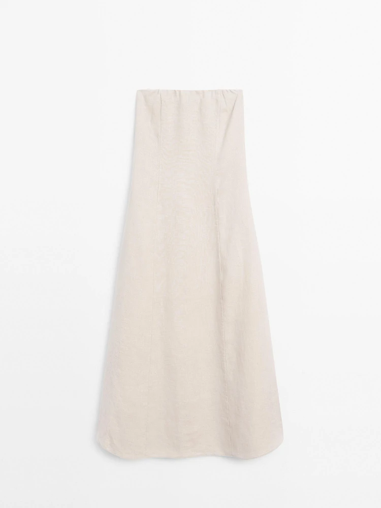 Robe longue bustier