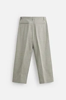 PANTALON DE COSTUME STRUCTURÉ AVEC LIN