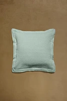 CHILDREN’S CHECK THROW PILLOW COVER