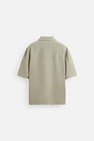 TECHNICAL ZIP POLO SHIRT