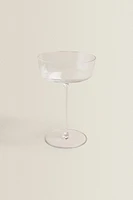 BLOWN CRYSTALLINE SPARKLING WINE FLUTE