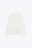 FLOWY KNOTTED SHIRT