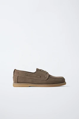 LEATHER DECK SHOES LIMITED EDITION