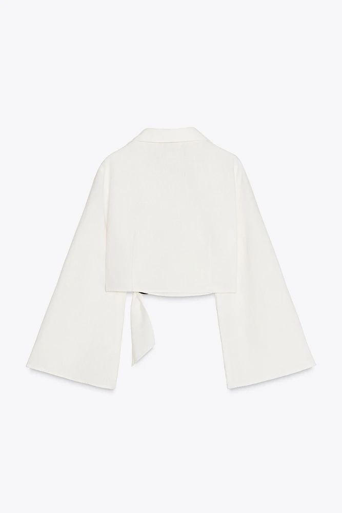 RUSTIC BUCKLE TOP
