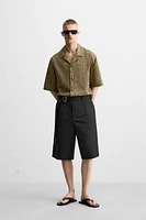 EMBROIDERED JACQUARD SHIRT